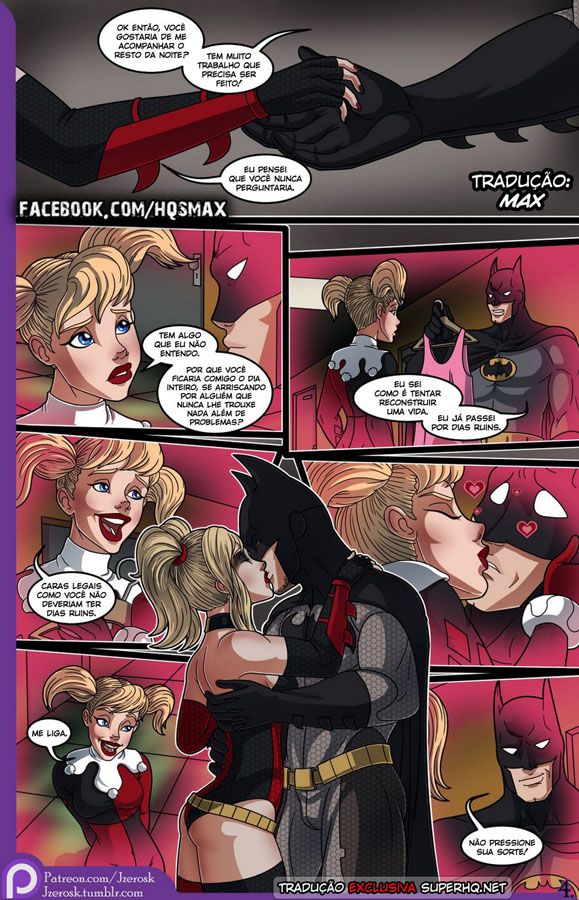 The Bat in Love: Uma história no mundo do Batman com a vilã que eu mais amo, não só por causa dela ser louquinha