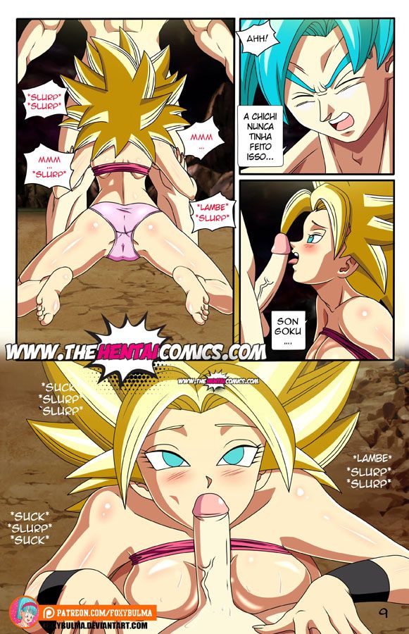 Dragon Ball - Saiyan Love: Hentai com uma paródia pornô muito foda desse cartoon pornô