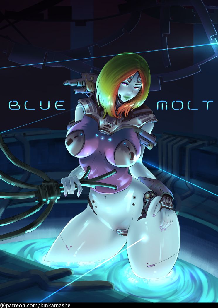 Blue Molt - Cartoon pornô de sexo futurista